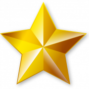 Gold Star PNG HD Image
