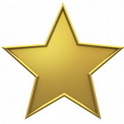 Gold Star PNG Image HD