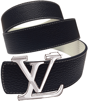 Share This Image - Lv Initiales Utah Leather Belt - Free Transparent PNG  Download - PNGkey