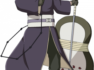 anime character, musician, traditional attire, fictional ninja, Madara PNG