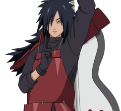 anime character, ninja attire, fantasy warrior, Japanese animation, Madara PNG