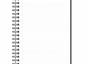 notebook, spiral bound, blank pages, lined paper, Notebook Paper PNG