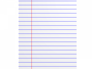 notebook paper, lined sheet, writing pad png, school supplies