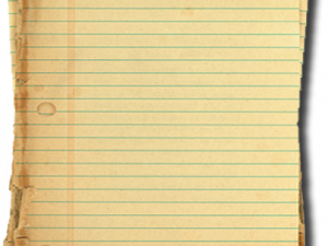 notebook paper, lined sheet, vintage stationery, writing pad, Notebook Paper PNG