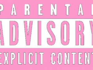 Parent Advisory Sticker PNG