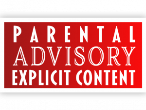 Parent Advisory Sticker PNG Images HD