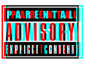 Parent Advisory Sticker PNG Pic