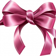Pink Bow PNG Free Image