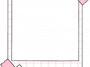 photo frame, pink design, blank template, scrapbook element, Polaroid Frame PNG