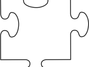 puzzle piece, blank jigsaw, missing piece, game component, Puzzle Piece PNG