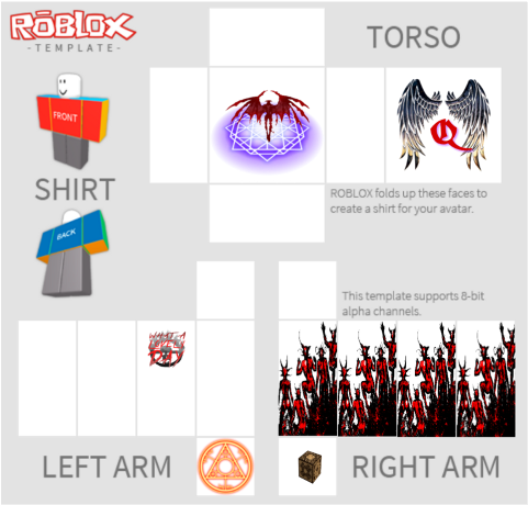 Roblox Shirt Template PNG Image - PNG All