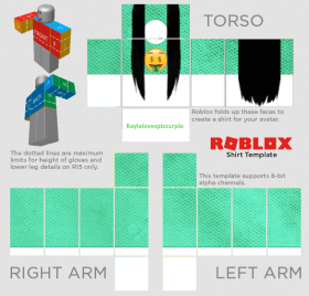 Aesthetic Roblox Shirt Template PNG Background Image