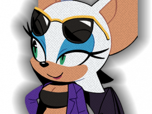 Rouge The Bat PNG Background