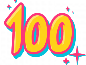 100 Emoji PNG Cutout