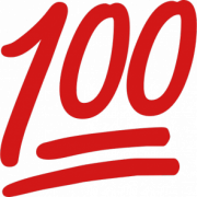 100 Emoji PNG Image