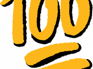 100 Emoji PNG Image HD