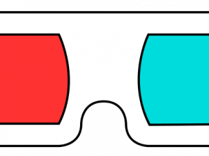 3D Glasses PNG Cutout