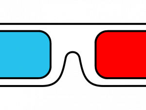 3D Glasses Transparent