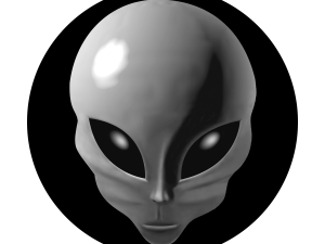 Alien Head PNG Cutout