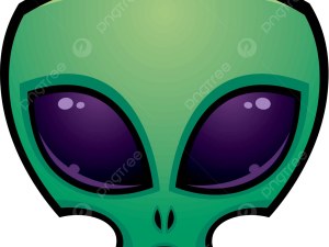 Alien Head PNG File