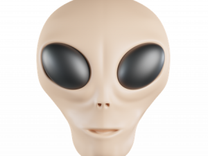 Alien Head PNG Photo