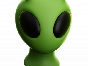 Alien Head PNG Pic