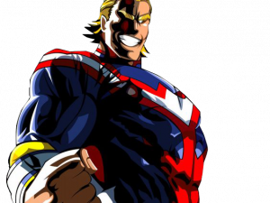 anime character, superhero, muscular hero, My Hero Academia, All Might PNG