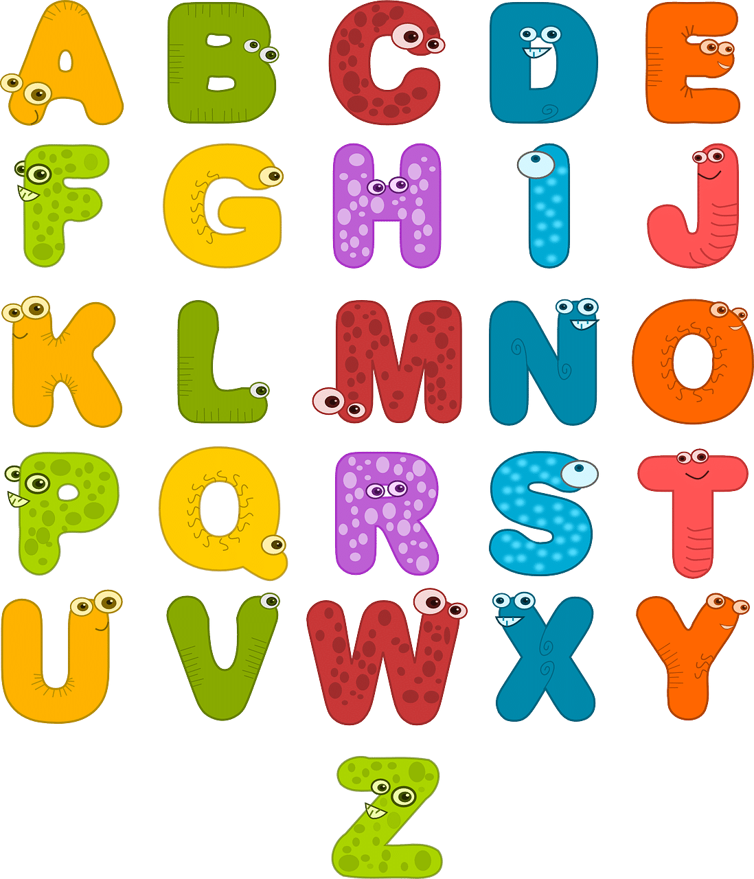 Alphabet PNG Photo