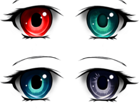 Anime Eye Background PNG