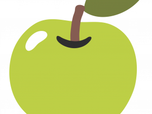 Apple Emoji PNG Cutout