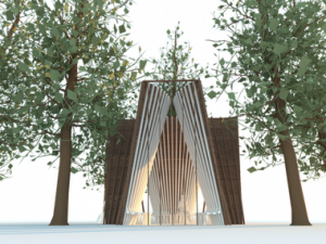 modern architecture, sustainable design, nature integration, wooden structure, Architecture Tree PNG