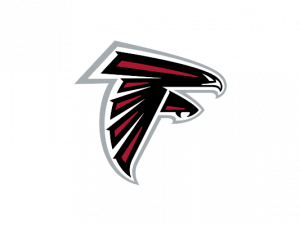 atlanta falcons logo, nfl team emblem png, sports branding, bird symbol