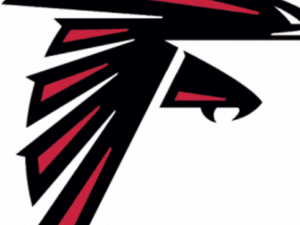 Atlanta Falcons logo, NFL team emblem, bird mascot icon, sports branding design, Atlanta Falcons Logo PNG