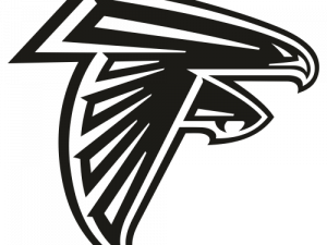 Atlanta Falcons logo, NFL team emblem, bird symbol, sports branding, Atlanta Falcons Logo PNG