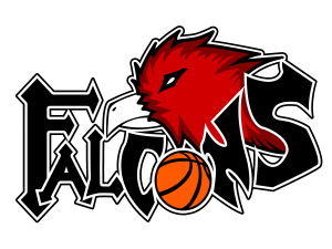 falcon logo, basketball team emblem, sports branding, red bird mascot, Atlanta Falcons Logo PNG