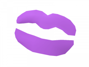 purple lips, kiss mark, cosmetic design, beauty illustration, Baddie Lips PNG