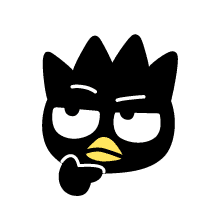 angry bird, cartoon character, game icon, mobile gaming, Badtz Maru PNG