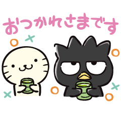 cute characters, Japanese animation, tea time, adorable illustration, Badtz Maru PNG