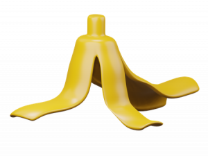 Banana Peel PNG Cutout