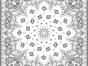 Bandana Pattern PNG Cutout