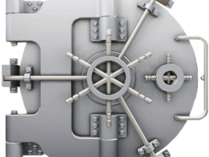 Bank Vault Door Background PNG