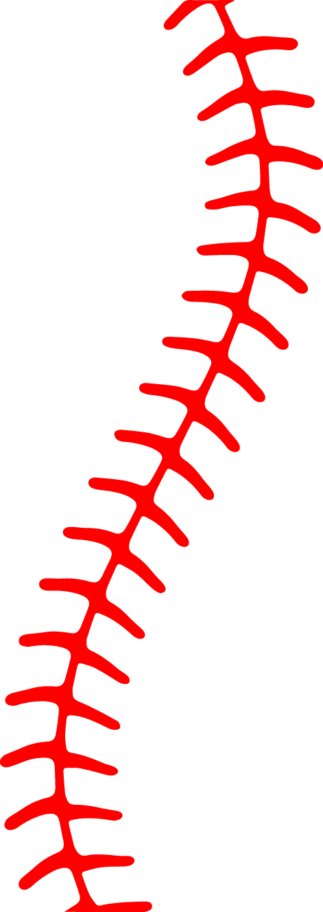 Baseball Stitching PNG File
