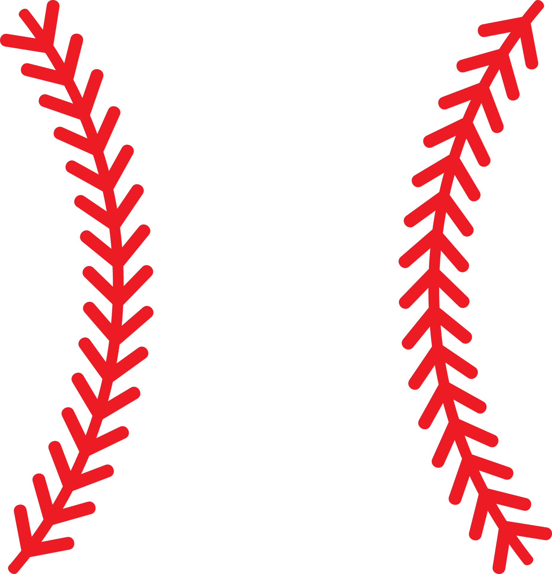 Baseball Stitching PNG Pic