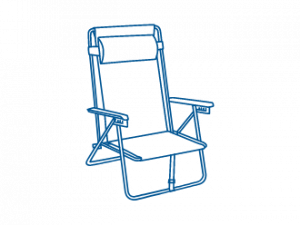 Beach Chair PNG File