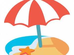 Beach Umbrella PNG Image File