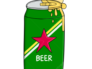 Beer Can PNG Cutout