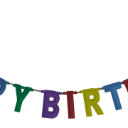 Birthday Banner PNG Cutout