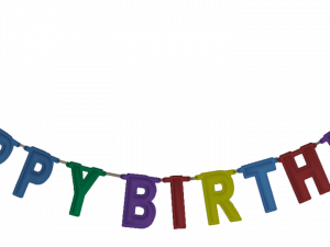 Birthday Banner PNG Cutout