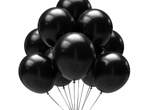 Black Balloon PNG