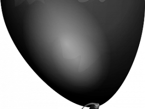 Black Balloon PNG Images HD